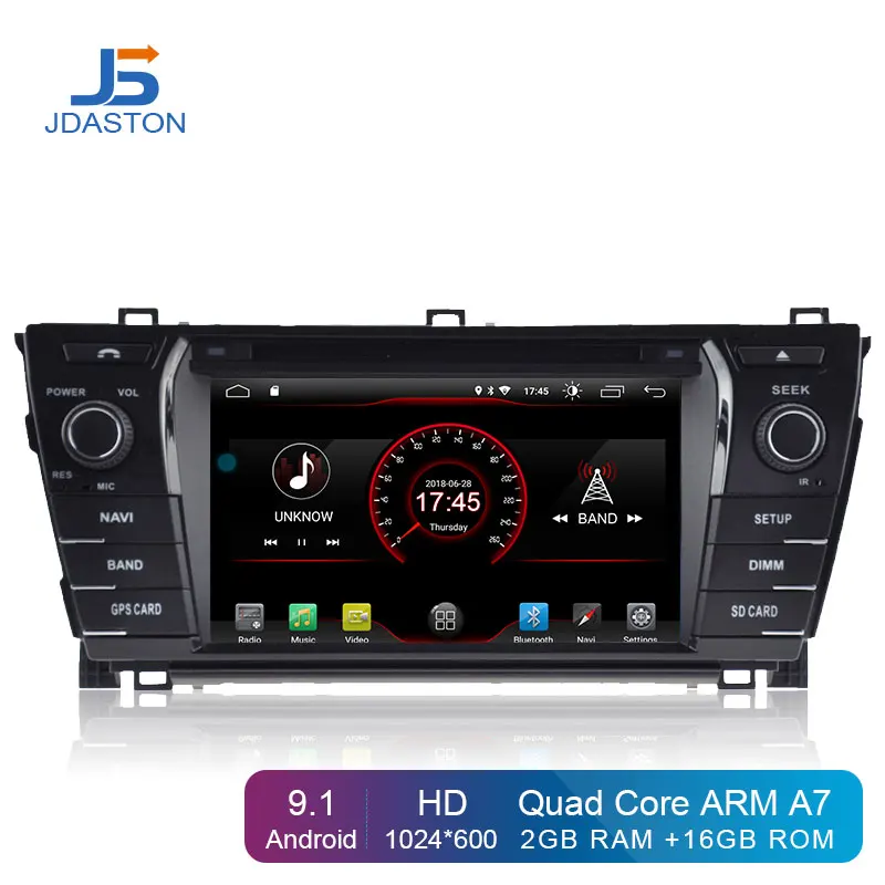 Top JDASTON Android 9.1 Car DVD Player For TOYOTA COROLLA 2014 2 Din Car Radio GPS Navigation Multimedia IPS Stereo WIFI Bluetooth 0 Top JDASTON Android 9.1 Car DVD Player For TOYOTA COROLLA 2014 2 Din Car Radio GPS Navigation Multimedia IPS Stereo WIFI Bluetooth 0
