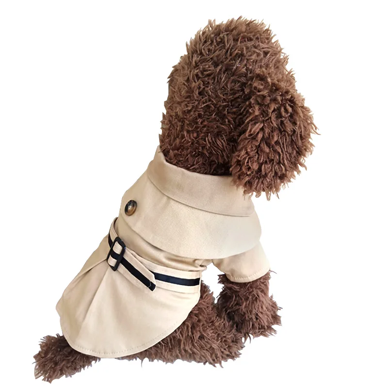 Popular Quality Cloak Style Pet Dogs Winter Coat Two Legs Small Puppy