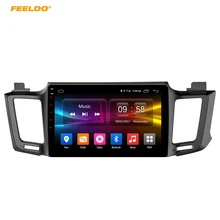 FEELDO 10,1 дюймов Android 6,0 (64bit) 10,1 “Octa Core DDR3 2 г/32 г/FDD 4 г автомобильный DVD gps радио головное устройство для Toyota RAV4 2013-2016