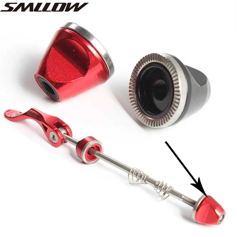 

Mountain Bike Bicycle Hub Quick Release Shaft Nuts Screw Cap Cycling Quick-release Lever Nuts Quick Dismounting Shaft Nuts