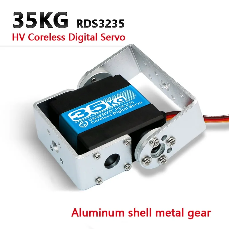 Baratos Robot servo 1XHV DE ALTO torque 35kg RDS3235 y RDS3135 engranaje metálico sin núcleo motor servo digital arduino servo para bricolaje robótico