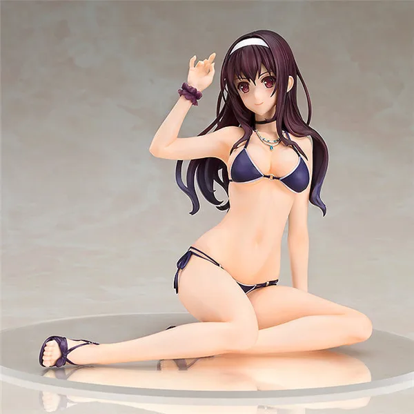 Японское аниме Сексуальная saenai heroine no action figure sodate-kata Kasumigaoka Utaha купальник Рисунок 15 см игрушки в бикини игрушка для девочек