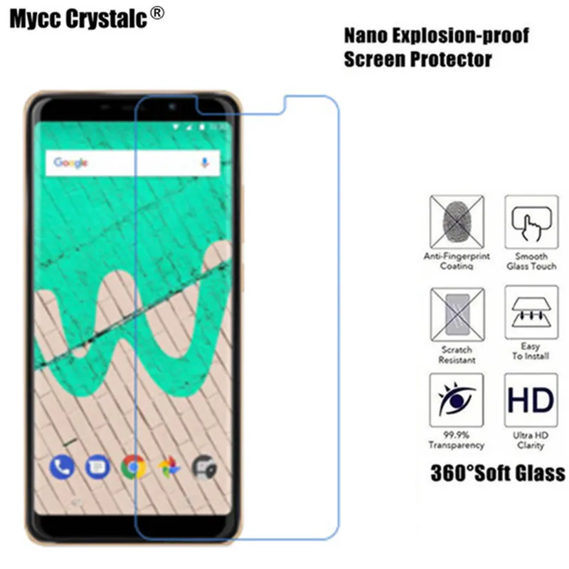 

Mycc crystalc Soft Glass Nano Explosion-proof Screen Protector For WIKO VIEW MAX Film