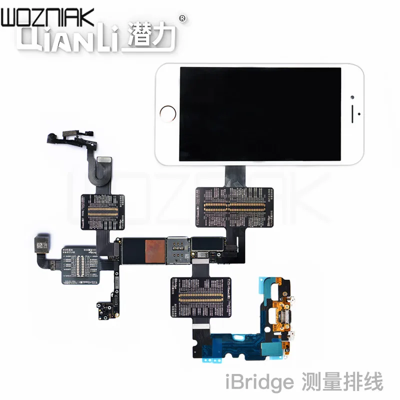 QianLi iBridge FPC Тестовый Кабель для iphone 6 6 S 7 7 P материнская плата проверка неисправностей дисплей Сенсорная задняя фронтальная камера отпечатков пальцев Touch