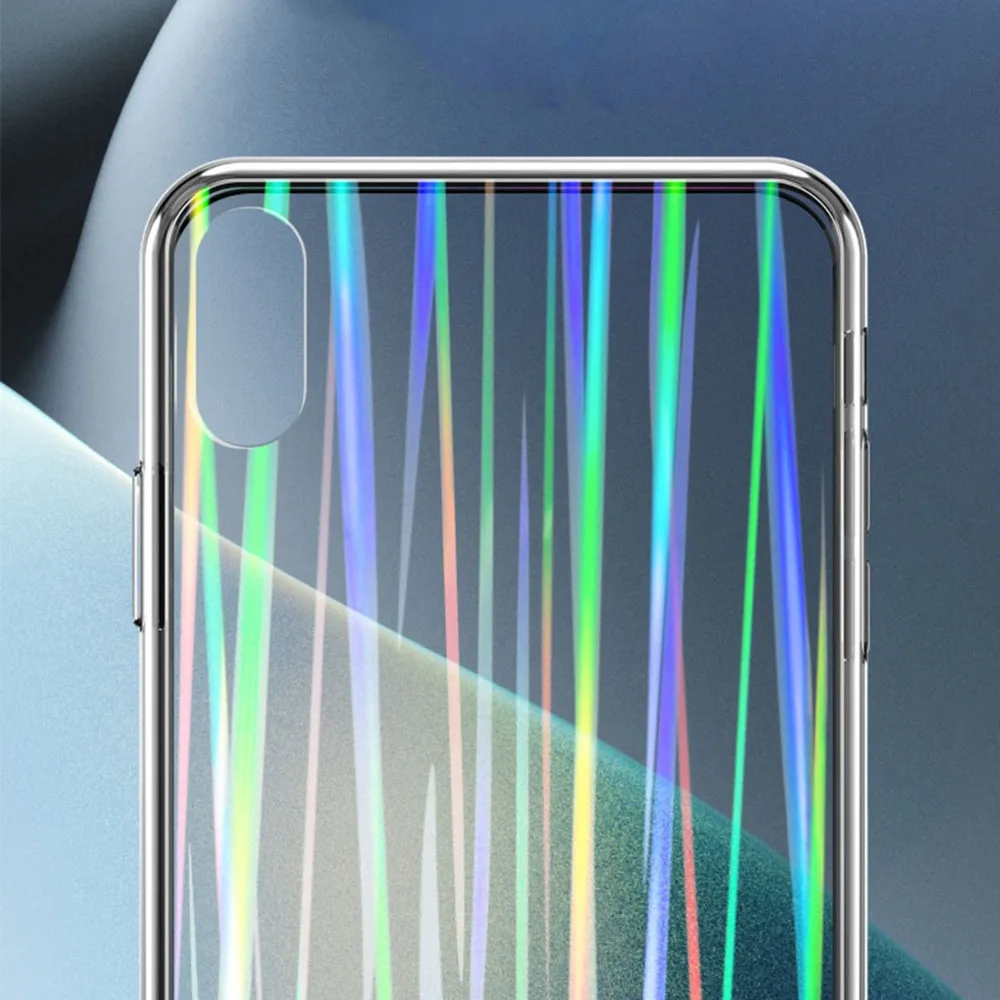 Цветной мягкий чехол с 3d-изображением русалки рыбьей чешуи для iPhone 11 Pro XS Max XR X прозрачный силиконовый чехол градиентного цвета для iPhone 7 8 6 Plus