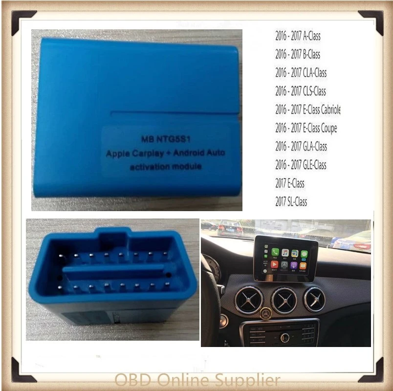 

Unlimited use CarPlay for ben-z NTG5 S1 Apple and Android Auto activation tool iPhone/Android in Stock with free shipping