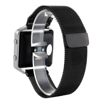 

Fitbit Charge 2 Bands Metal Milanese Loop Replacement Accessories Magnetic Metal Lock Clasp Stainless Steel Watchband for Fitbit
