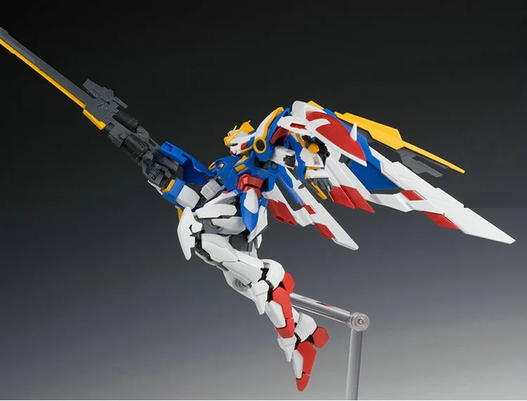 Японская Bandai Gundam Модель RG 1/144 крыло ZERO GUNDAM EW Justice Freedom 00 Armor Unchained мобильный костюм