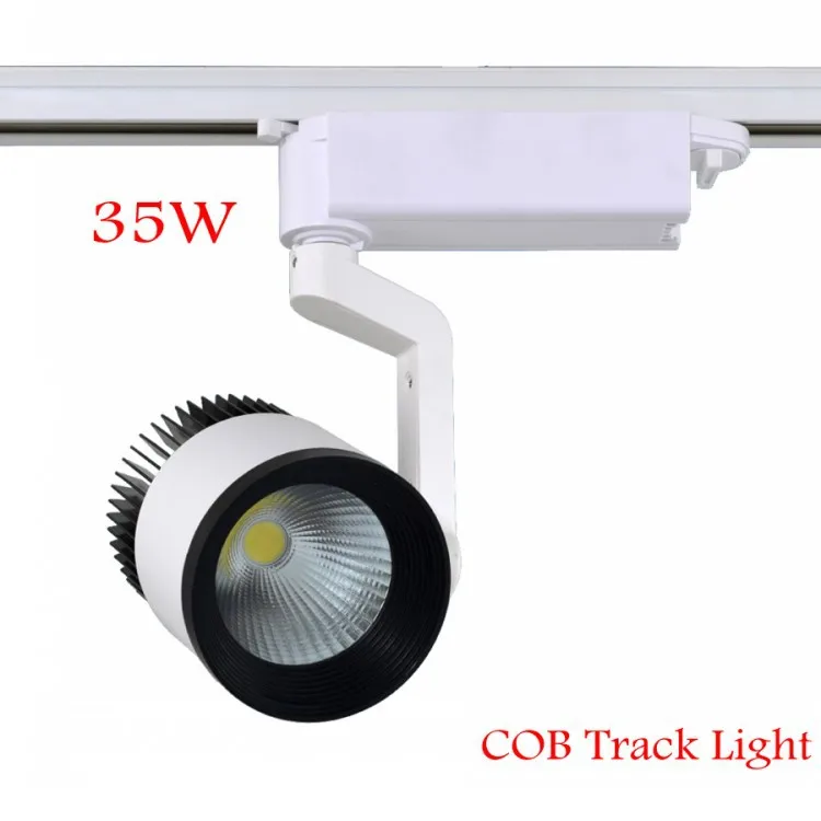

2015 New 35W COB Led Ttrack Light for Clothing Store Track Spot Lighting High Power Modern Spotlights Tracking Lamp AC85-265V