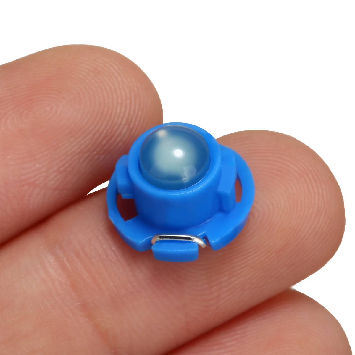 Mayitr 10pcs T4.7 Blue LED Instrument Dashboard Light 12V Super Bright A/C Climate Control Light Bulb for Car Signal Lamp