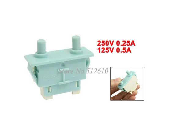 

Blue Plastic Housing NC 250V 0.25A Refrigerator Door Switch 6PCS