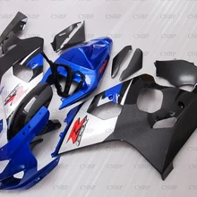Для Suzuki GSXR600 2004-2005 K4 зализа Abs GSX-R750 2005 Кузов GSX R 600 2004 синий черные белые обтекатели