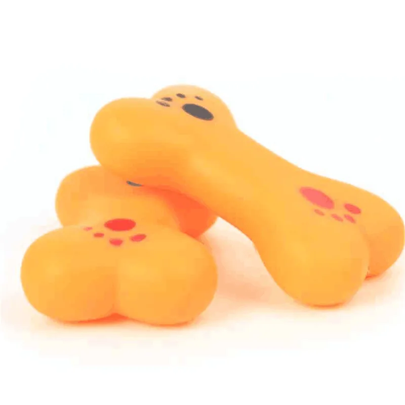 Устойчивые к укусам кости игрушки для собак Щенок моляры резиновые игры для обучения чистке зубов термальные пластиковые резиновые игрушки для собак