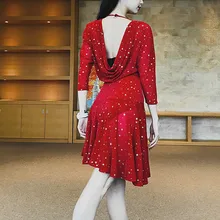 Платье для латинских танцев, распродажа, женское платье для латиноамериканских танцев, танцевальные костюмы, красные платья для танго, одежда для танго, костюм для сальсы, танцевальная одежда белого цвета