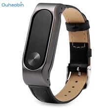 Ouhaobin модный кожаный смарт-ремешок на запястье Элегантный ремешок для Xiaomi Miband 2 ремень роскошный высококачественный Sep19