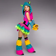 Женский профессиональный сценический костюм танцевальная одежда модельные Мультяшные персонажи цветные костюмы