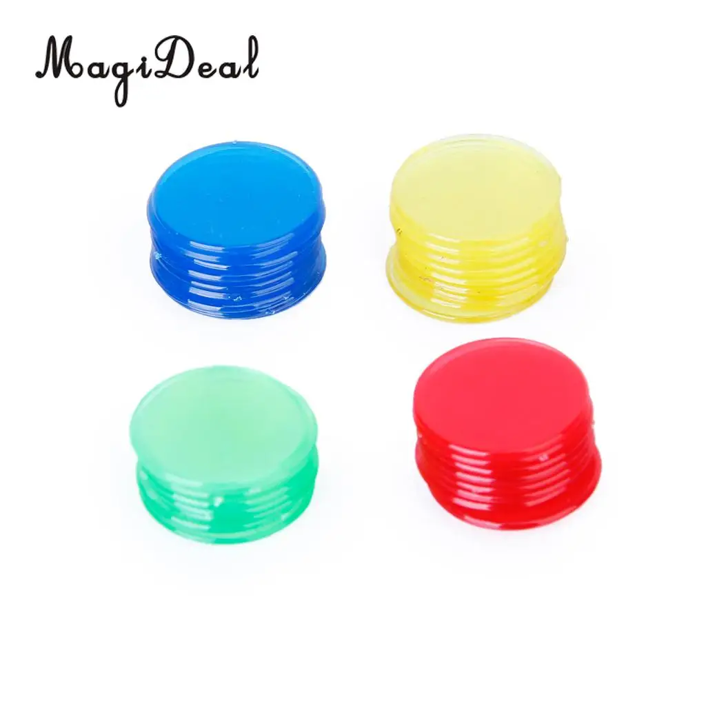 MagiDeal 400Pcs Colors Count Bingo Chips Markers for Family Party Carnival Hot Selling Bingo Entertainment Game Accessory