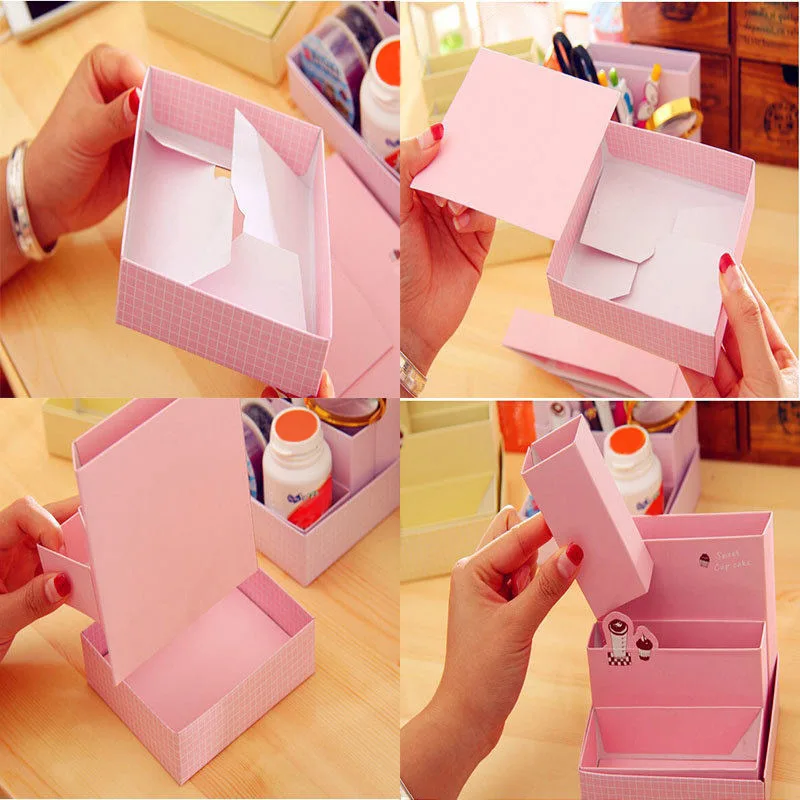 Fashion-Practical-DIY-Paper-Board-Storage-Box-Desk-Decor-Stationery-Makeup-Cosmetic-Organizer-HG99 (3)