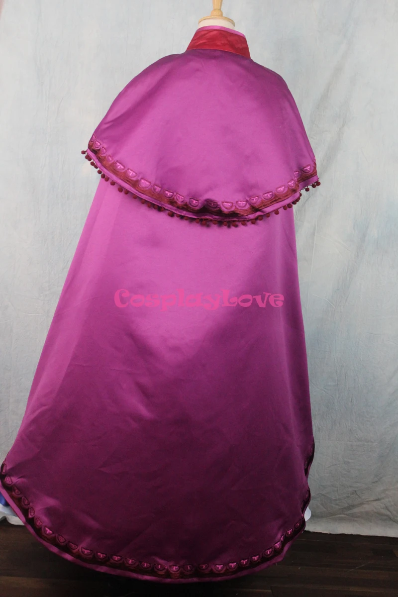 CosplayLove Princess Anna Elsa Princess Dress Princess Anna Costume Adult Snow Grow Princess Anna Cosplay Costume For Halloween  (8)
