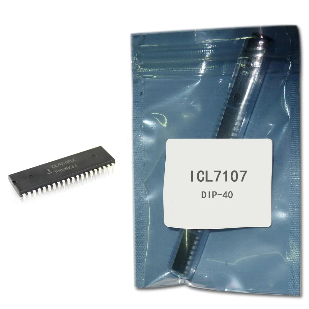 5PCS ICL7107 DIP ICL7107CPL DIP40 3.5bits ADC CMOS 1/2 Digit, LCD/LED ...