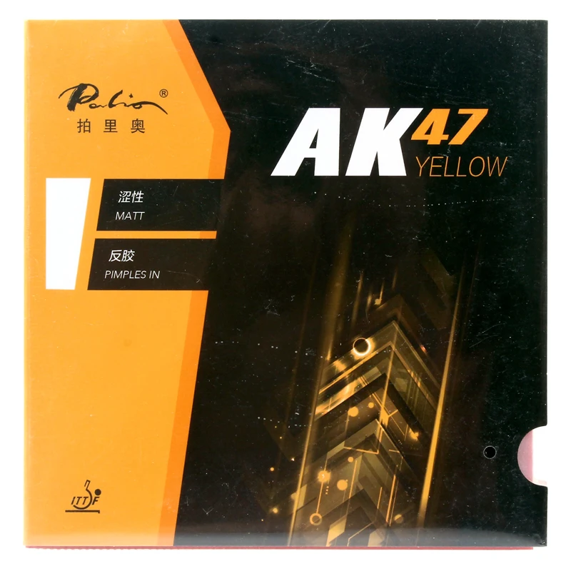 

Genuine Palio Ak47 table tennis rubber red/blue/yellow sponge for loop and fast attack new style Raquete De Ping Pong