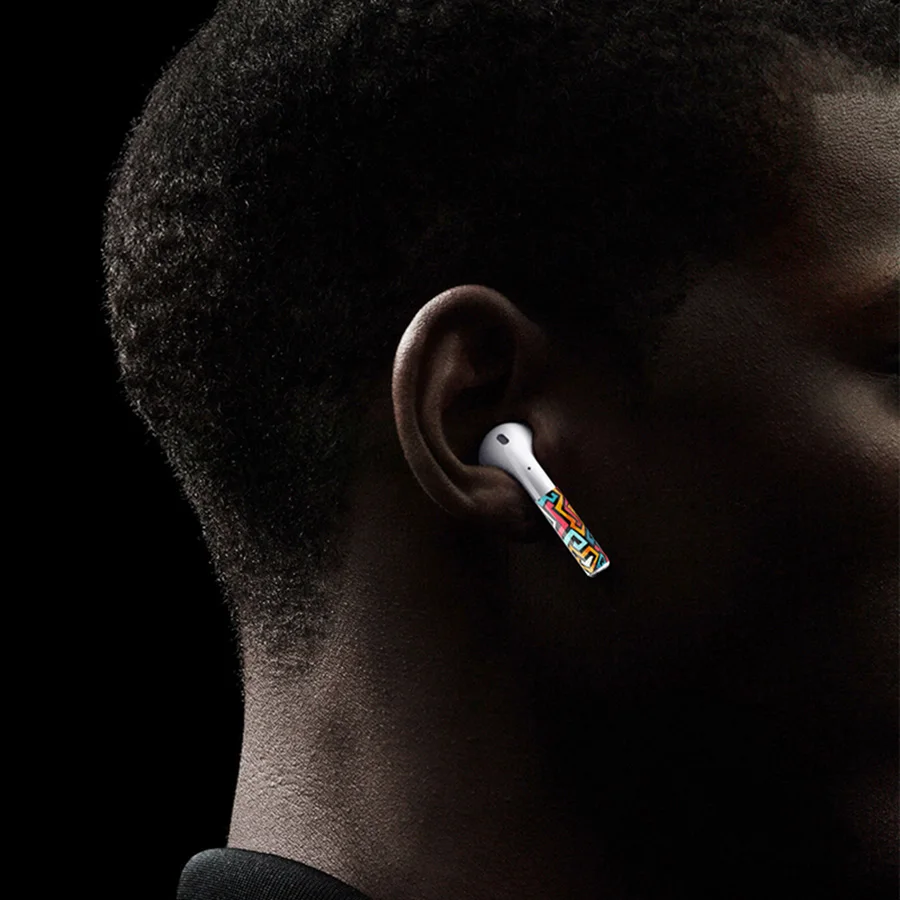 1 набор Защитная Наклейка для наушников Apple Airpods|film wrap|film boxfilm sticker |