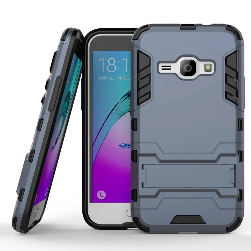 Soft TPU Hybrid Shockproof Armor Cover Cases for Samsung Galaxy J1 2016 Case J5 J3 P25 |