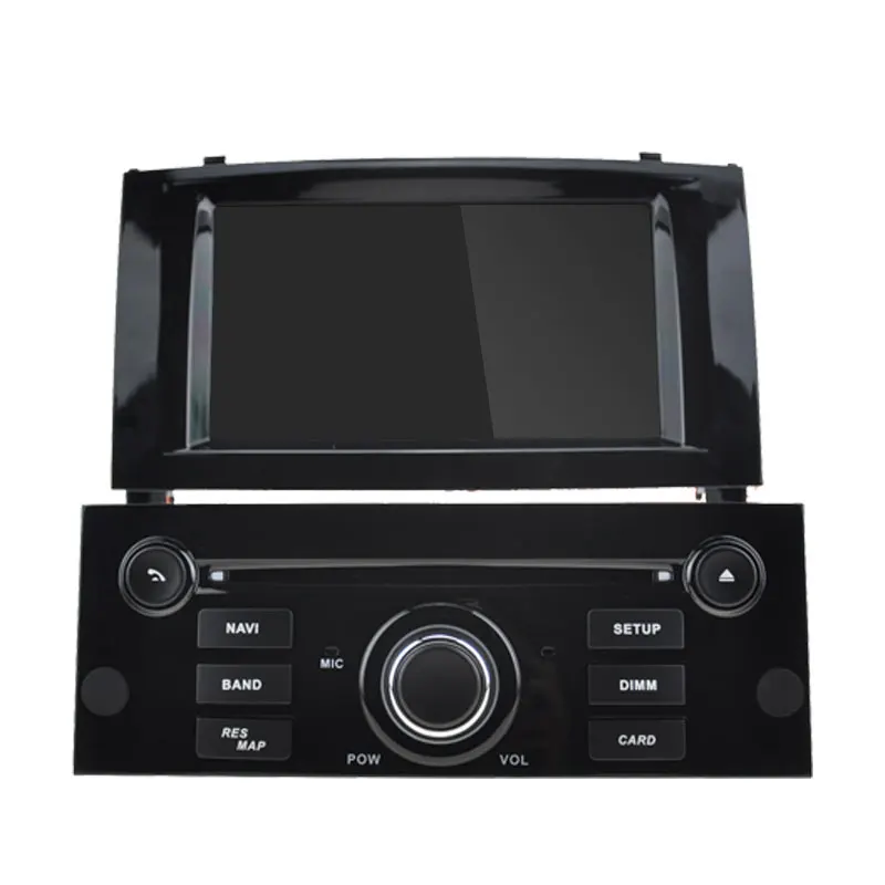 JDASTON Android 10 автомобильный dvd-плеер для peugeot 407 2004-2010 gps навигация Мультимедиа стерео 1 Din автомагнитола wifi ips экран SD - Цвет: Black