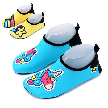 

Kids Unicorn Shoes Children Beach Slippers Girls Water Shoes For Swimming Toddler Flip Flops Baby Sandals For Boys 22-35
