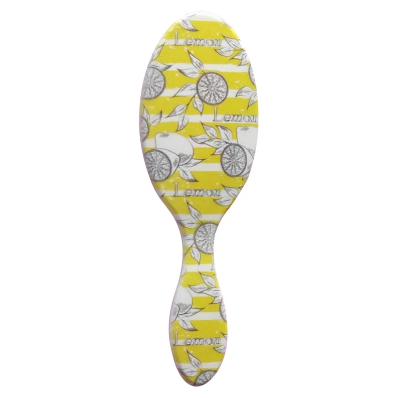 Lemon Щетка для волос для укладки мультипликационный пластиковый массаж на воздушной подушке, расческа, летняя серия, маленький размер, косметические инструменты для макияжа - Цвет: Lemon