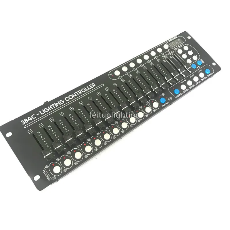

50Pack Free Shipping Wholesale price DMX 384 Controller For Stage Light Moving Head Light Par Beam Wall Washer