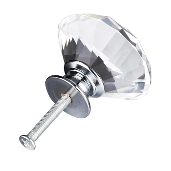

CNIM Hot 5 X Clear Crystal Glass Door Knob + Screw (diameter 40mm Clear)