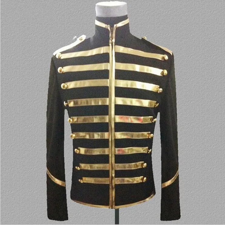 argent Style Manteau Européen Scène Cour Hommes Taille Discothèque De Bar 3xl Paillettes Costume Dj S Marée Grande Nouvelle Or Personnalité Vestes OAxBBR