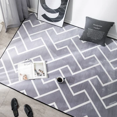 

Free shipping 140 x200cm Silk carpet living room floor mat rectangular coffee table blanket sofa bed carpet floor mat