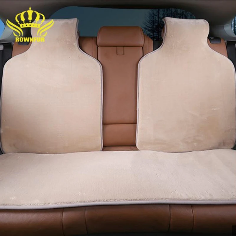 Imitación de piel cubiertas de asiento de coche piel artificial capas para el asiento trasero 5 colores de piel suave de invierno cálido verano no es venta caliente 2016 Nuevo - 1