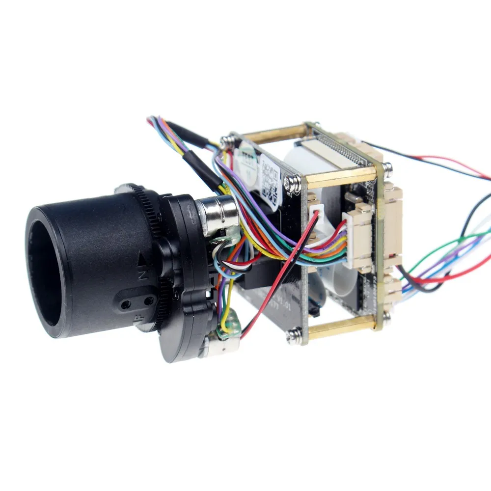 Моторизованный объектив с автоматическим зумом 2,8 мм-12 мм с 3-кратным зумом H.265 4MP ip-камера HI3516D+ 1/3 ''OV4689 CMOS модуль ip-камеры печатная плата+ кабель