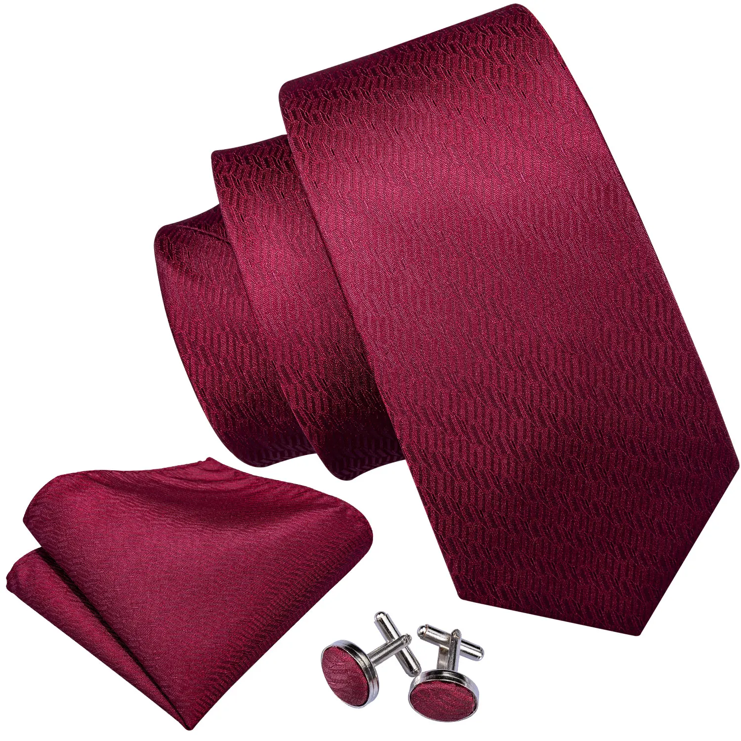 Мужской свадебный галстук, красное вино, однотонный Шелковый галстук, набор, Барри. Ван, жаккардовый, вечерние, тканые, модный, дизайнерский галстук для мужчин, FA-5136