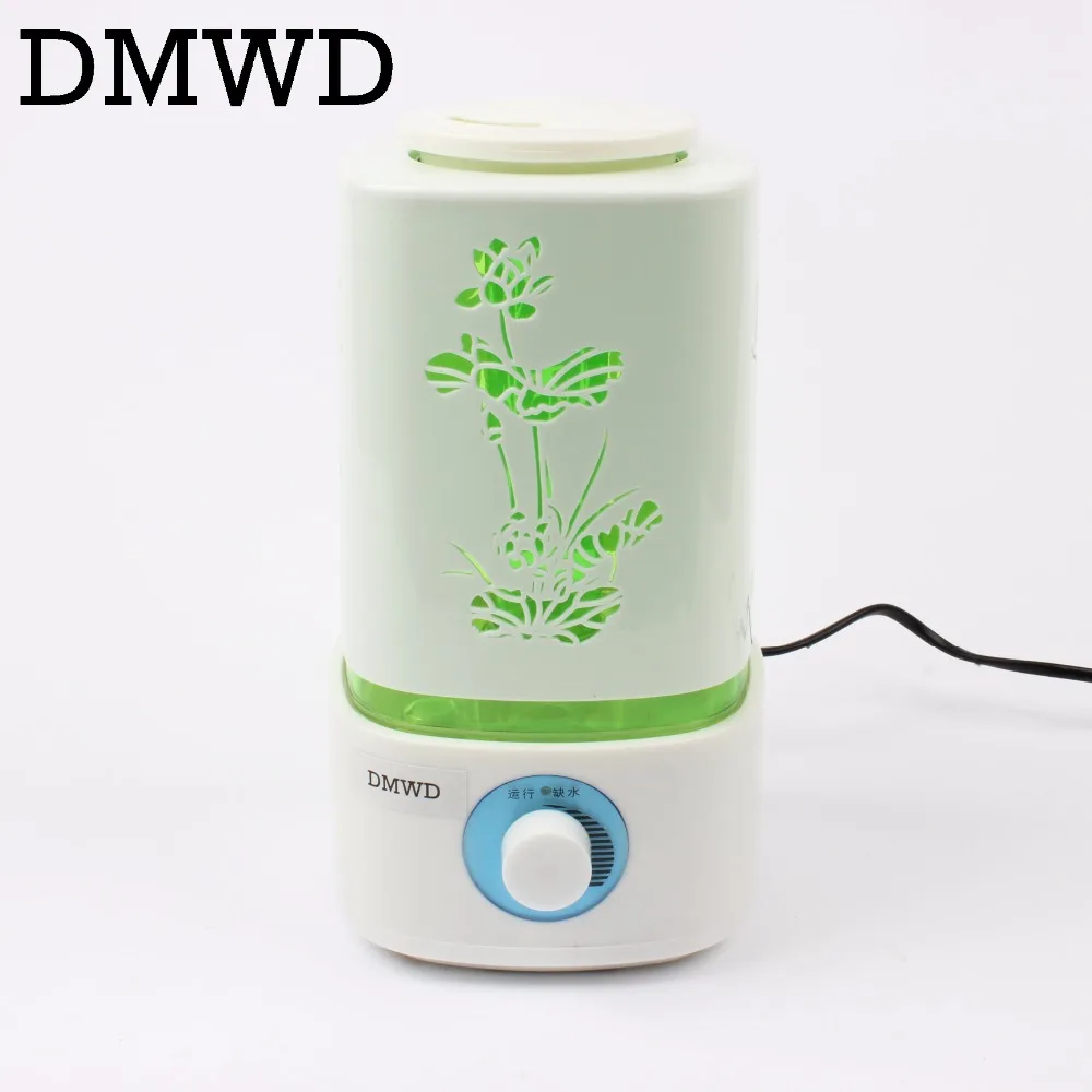 

DMWD Household Ultrasonic Humidifier Aromatherapy Fogger Essential Oil Diffuser Mist Maker LED Light Air Purifier 2L EU US plug