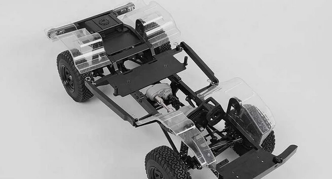 CChand Clear Inner Fender подходит для Gelande II FJ40 Truck kit w/Cruiser Outdoor Body RC4WD 1/10 Масштаб RC