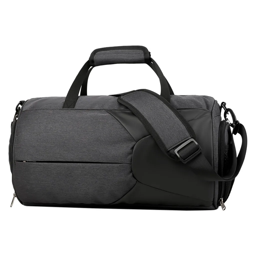 Large Capacity Men Women Travel Bag Nylon Waterproof Duffle Bag for Trip Suit Storage Hand Luggage Bags with Shoe Pouch#H30