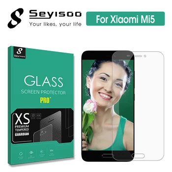 

100% Original Seyisoo Safety 2.5D 0.3mm 9H Screen Protector Tempered Glass For Xiaomi Mi5 Mi 5 Xiaomi5 Pro Prime Toughened Film