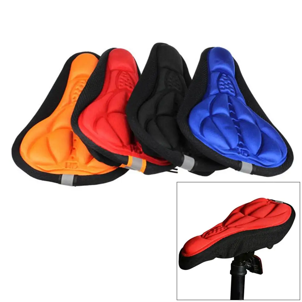

Outdoor & Sport 1PC Cycling Bike 3D Silicone Gel Pad Seat Saddle Cover Soft Cushiond Four Color Wholesale For Dropshipping
