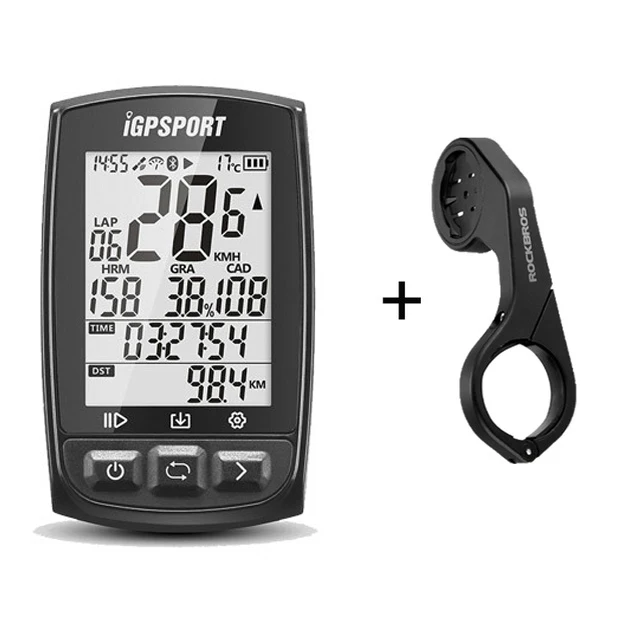 IGPSPORT GPS велосипедный Спортный Компьютер Водонепроницаемый IPX7 ANT+ Беспроводной спидометр велосипедный цифровой секундомер Велоспортный Спидометр - Цвет: Black with ysz1003