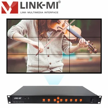 

LINK-MI LM-TV09 HDMI+VGA+AV+USB LED/LCD 3x3 Video Wall Controller Support 180 Degree Rotation