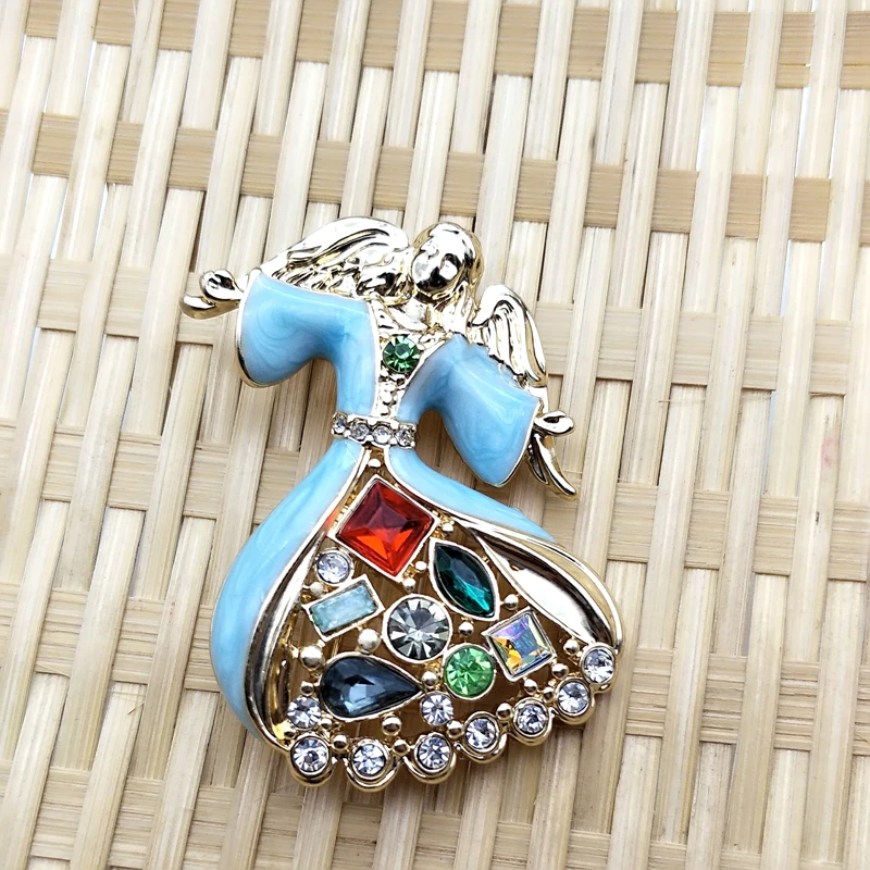 Ювелирные украшения Angel эмаль глазурь девушки выпускные платья женские