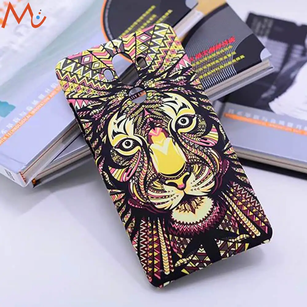 For HUAWEI mate 8 P8 P9 P10 case Fashion printing forest animal wolf tiger thin cartoon Plastic 9 back cover | Мобильные телефоны и