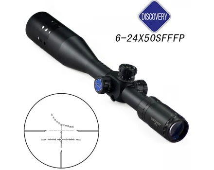 Cheap New Arrival Tactical Discovery FFP 6-24X50SF IR Rifle Scope For Hunting BWR-100