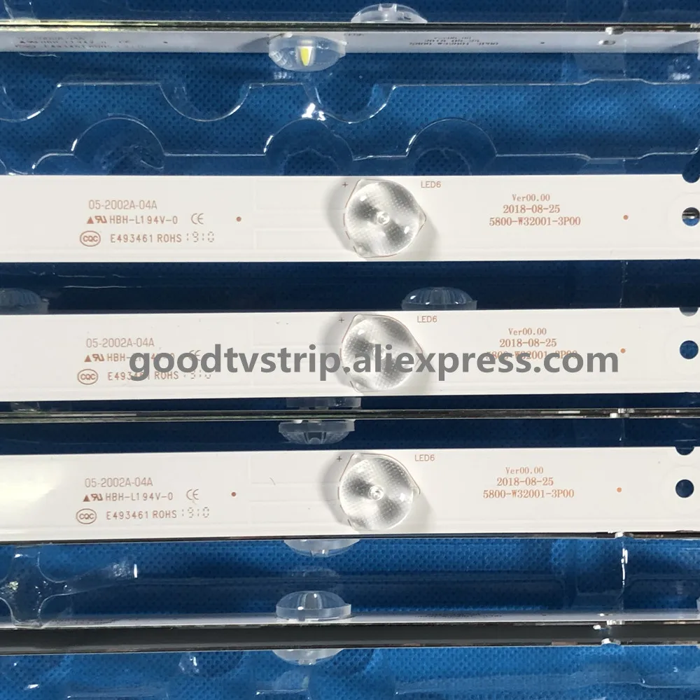 Новые 3 шт/комплект светодиодный подсветка полосы 5800 W32001 3P00 05 20024A 04A для LC320DXJ SFA2