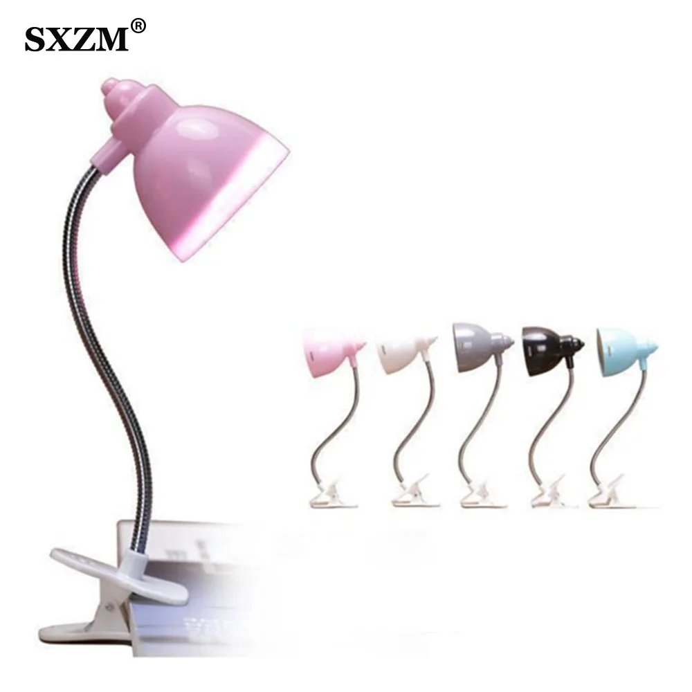 

Mini Flexible Foldable Portable Clip Desk Lamp Eye Protection Student Reading Night Light LED Desk lamp dropshipping