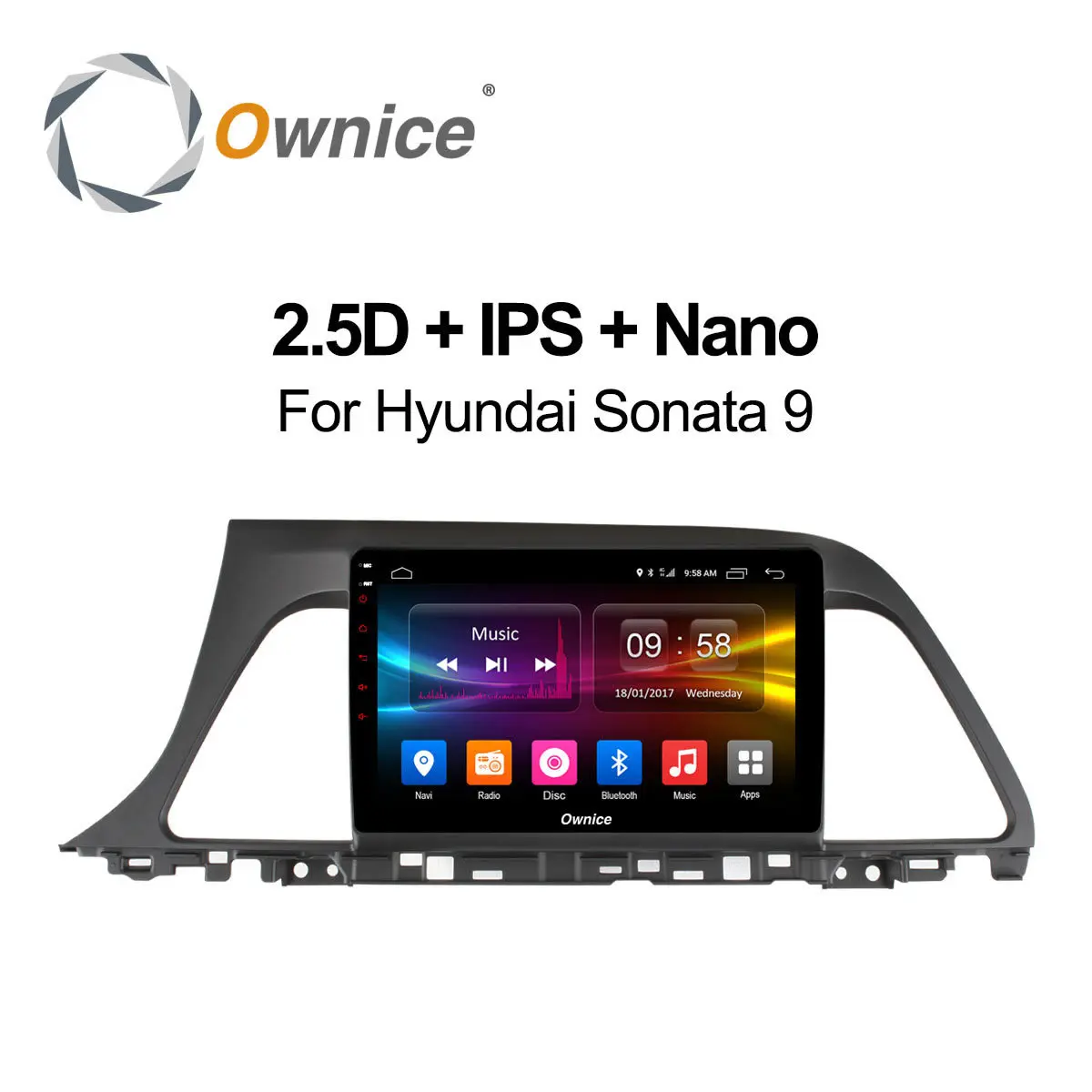 

Ownice C500+ Octa Core 9" Android 6.0 Car DVD Player for Hyundai Sonata Gen 9/Sonata LF 2015-2017 head units Support 4G DVR